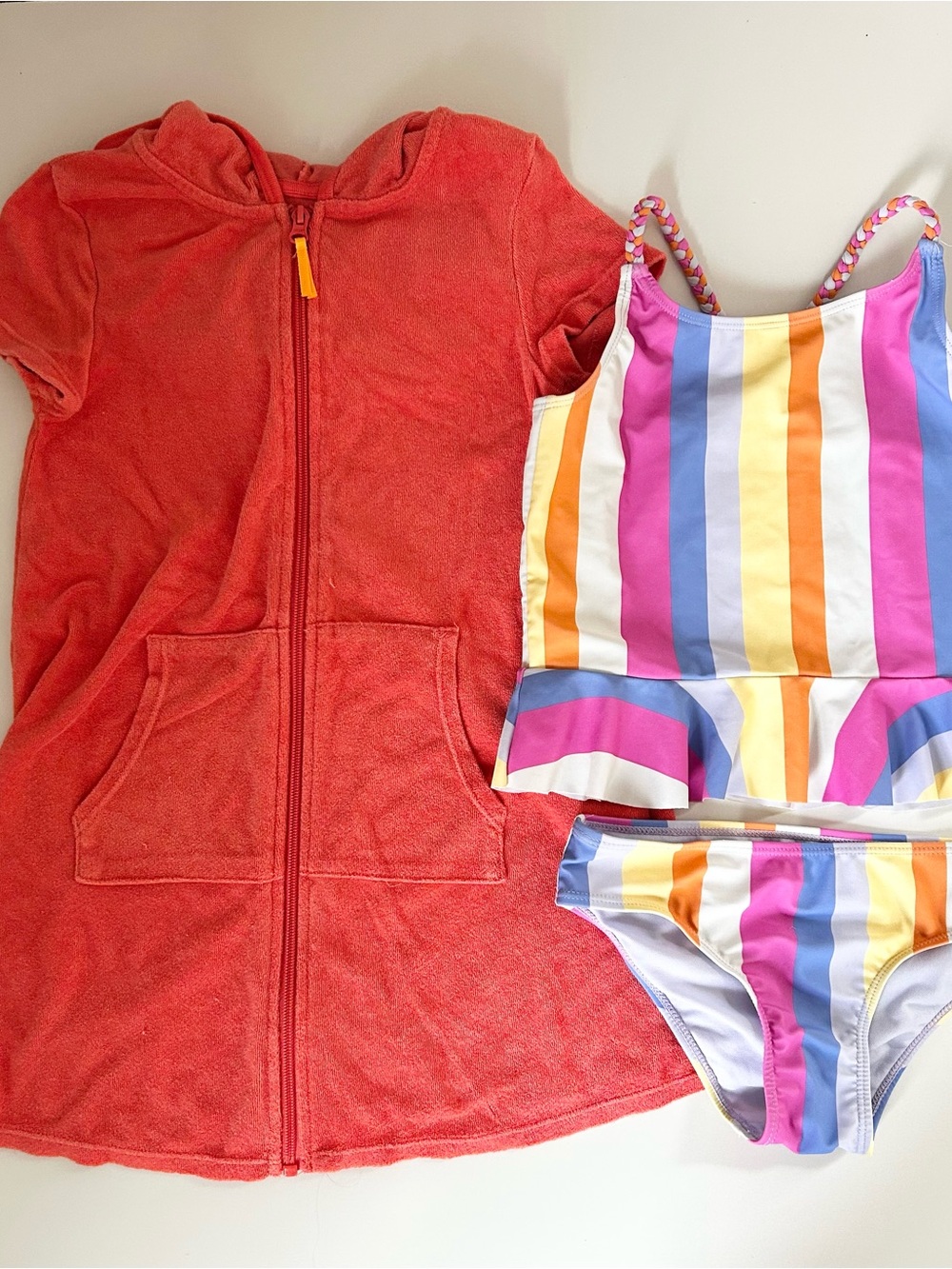 Hurley Girls Tankini Swimsuit & Cover Up Set